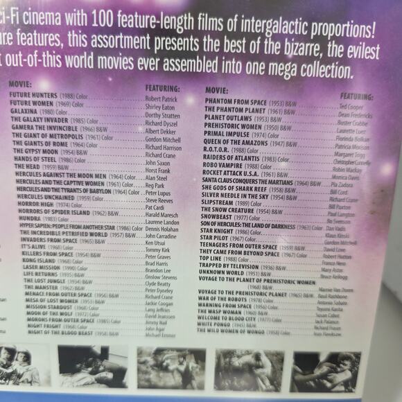 100 Greatest NEW! Sci-Fi Classics. Movie collection. Classic. Binge Watching Fun - Picture 5 of 10